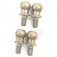 3RAC-BS58H5/TE ALUMINIUM TEFLON COATED 5.8MM H-5 HEX BALL STUD