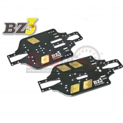 ATOMIC, BZ3-UP06P9 BZ3 BRASS 1.5 GR WEIGHT FOR ALU CHASSIS 1 PAIR