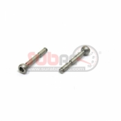 PN RACING, MR2505 MR02/03 DOUBLE A-ARM STAINLESS KING PIN