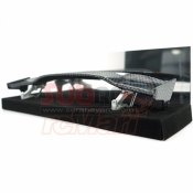 SIDELOGY, SDY-0049 CARBON PATTERN SPOILER W/ STANDS TYPE B FOR 1/10 DRIFT