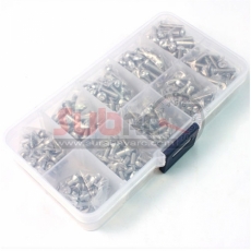 YEAH RACING, SSS-400 STAINLESS STEEL SCREW ASSORTED SET 400PCS WITH FREE MINI BOX