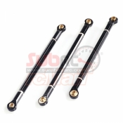 XTRA SPEED, XS-SCX230048BK 6061 T6 FRONT UPPER & LOWER LINKAGE FOR AXIAL SCX10 II BLACK