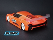 SUBRC SBRC-B015L 1/28 LEXAN TOURING BODYSHELL XB2 WB 98MM LIGHTWEIGHT