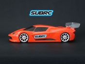 SUBRC SBRC-B015L 1/28 LEXAN TOURING BODYSHELL XB2 WB 98MM LIGHTWEIGHT