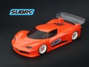 SUBRC SBRC-B015L 1/28 LEXAN TOURING BODYSHELL XB2 WB 98MM LIGHTWEIGHT