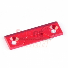 ATOMIC, AMZ-OP015 ALUM FRONT BODY MOUNT PLATE (RED)
