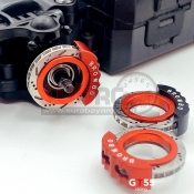 MX02 BRAKE DISC GT LARGE RED CALIPER DECORATION FOR 1/28 SCALE