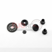 GL RACING, GLD-S-009 GLD BALL DIFFERENTIAL HOUSING SET W/ SPUR GEAR 45T