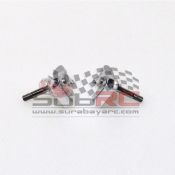 PN RACING, MR3050DS MINI-Z MR03 DOUBLE A-ARM KNUCKLE SILVER