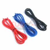 YEAH RACING, WPT-0032 16 AWG SILICON WIRE SET BK/BU/RD