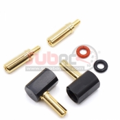 YEAH RACING, WPT-0121 ANGLE TYPE CONNECTOR (4MM & 5MM)