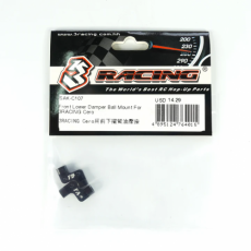 SAK-C107 FRONT LOWER DAMPER BALL MOUNT FOR 3RACING CERO