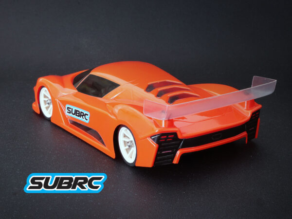 SBRC-B015L Subrc 1/28 Lexan Bodyshell Xbow2 98mm - Lightweight Version (Clear) - Image 4