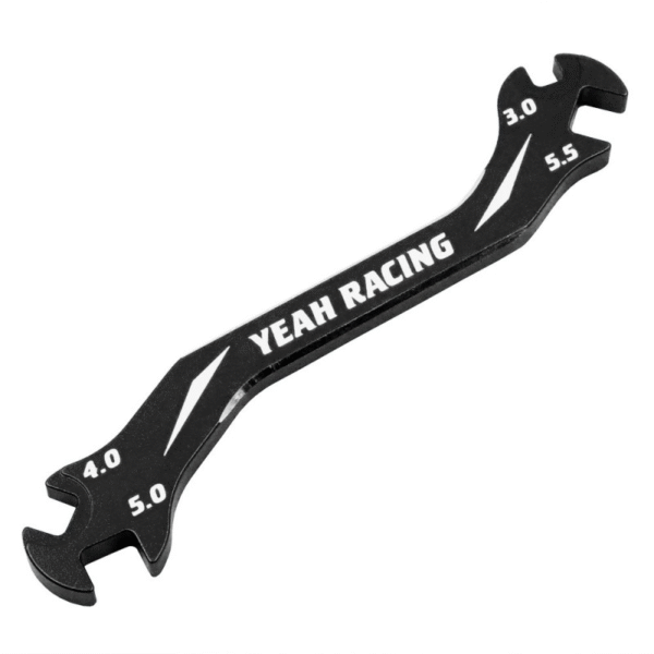 YT-0197BK Aluminum 7075 Turnbuckle Wrench 3mm 4mm 5mm 5.5mm Black