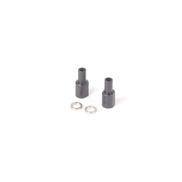 U7773 Alloy Steering Pivots/Spacers - Mi7-9,Neon (pr)