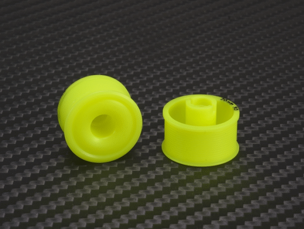 MR2089R3 PN Racing Mini-Z 2WD Machine Delrin Cut Yellow Formula 11x20mm Flanged Wheel R3