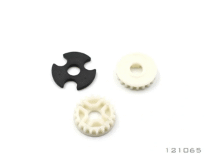 121065-WH 20T Pulley Set - POM White (2)
