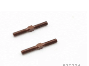 920324 M3 * 24 H3 mm Adjustable Turnbuckle S2, Red (2)