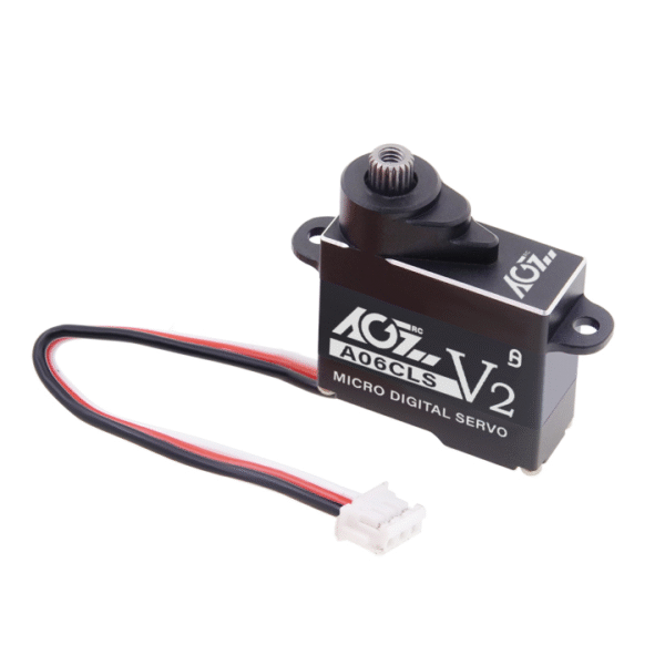 A06CLSV2 AGFRC A06CLS 7g Aluminum Case 0.066Sec 2.2KG Super Speed 8mm Micro Coreless Servo for Small Size RC Model - Image 3