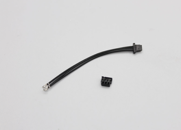 RRE010-5 Reflex Racing 50mm ESC Connection Wire - Black Silicone Sheathing 5 pack