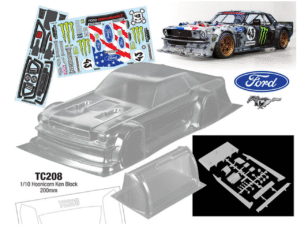 TC208 Team C Racing 1/10 Hoonicorn Ken Block 200mm Clear Body Set
