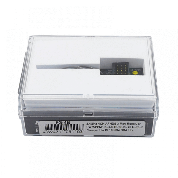 FGR4B Flysky 2.4GHz 4-Channel AFHDS 3 Mini Receiver PWM/PPM/i-bus/S.BUS/i-bus2 Output Compatible PL18 NB4 NB4 Lite - Image 3