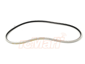 X2-BL-351 X-Square White Kevlar Low Friction Belt 3x351mm 117T For 1/10 On-road Mid Xray T4 Yokomo BD11 Xpress XQ10