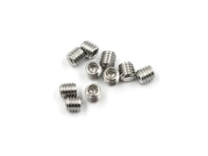 SS-303ST Yeah Racing Stainless Steel M3x3mm Hex Socket Screws 10 pcs For Pinion