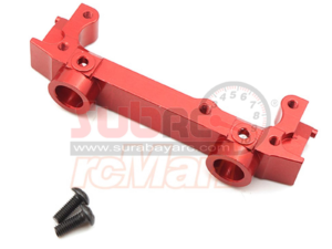 XS-SCX230054RD Aluminium 6061 T6 front bumper mount for axial SCX10 II red