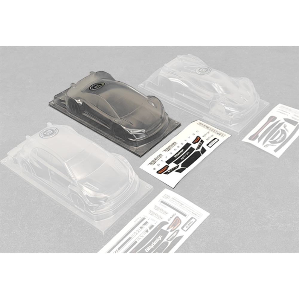 BDMZ-ETR Bittydesign Eptron Clear Body Set For 1/28 Mini-Z - Image 2