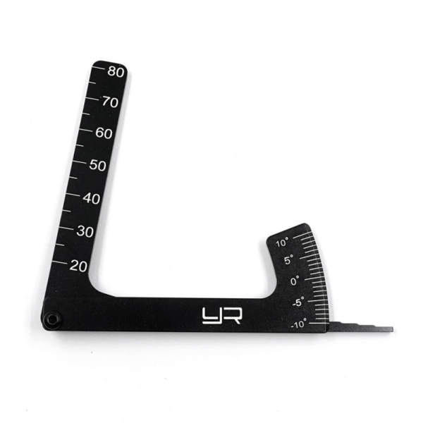 YT-0056BK 3 in 1 Camber Gauge (BK) for all 1/8 & 1/10 on road cars