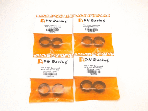 KSK540 MINI-Z KSK COMPOUND RCP LOW PROFILE SLICK 8,5MM TIRE 40 DEGREE - Image 2