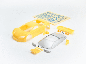 JOM280355 MINI-Z GT01 CAR BODY SET NEON YELLOW