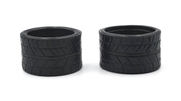 MZR-V1RR05-14 Marka V1 Mini-Z RCP Rubber Rear Radial Tire 5 degree Very Soft 14mm (1 Pair)