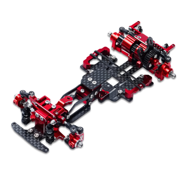 TT24 GFORCE 1/24 Drift Chassis, fully CNC-machined aluminum - Image 2