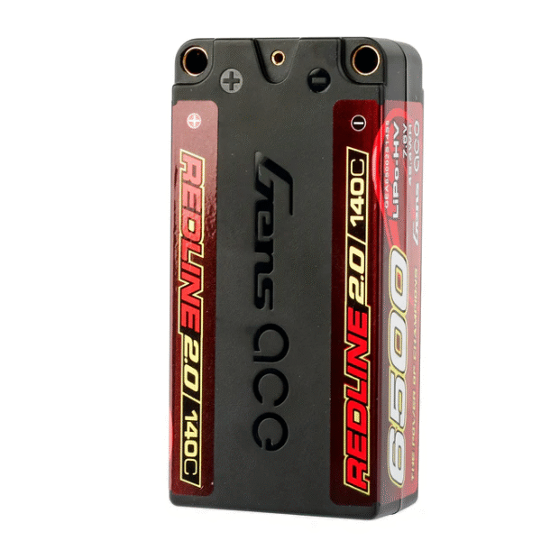 GEA65002S14S5 Gens ace Redline 2.0 Series 6500mAh 2S1P 7.6V 140C HardCase HV Lipo Battery Pack with Hardcase 63# - Image 2