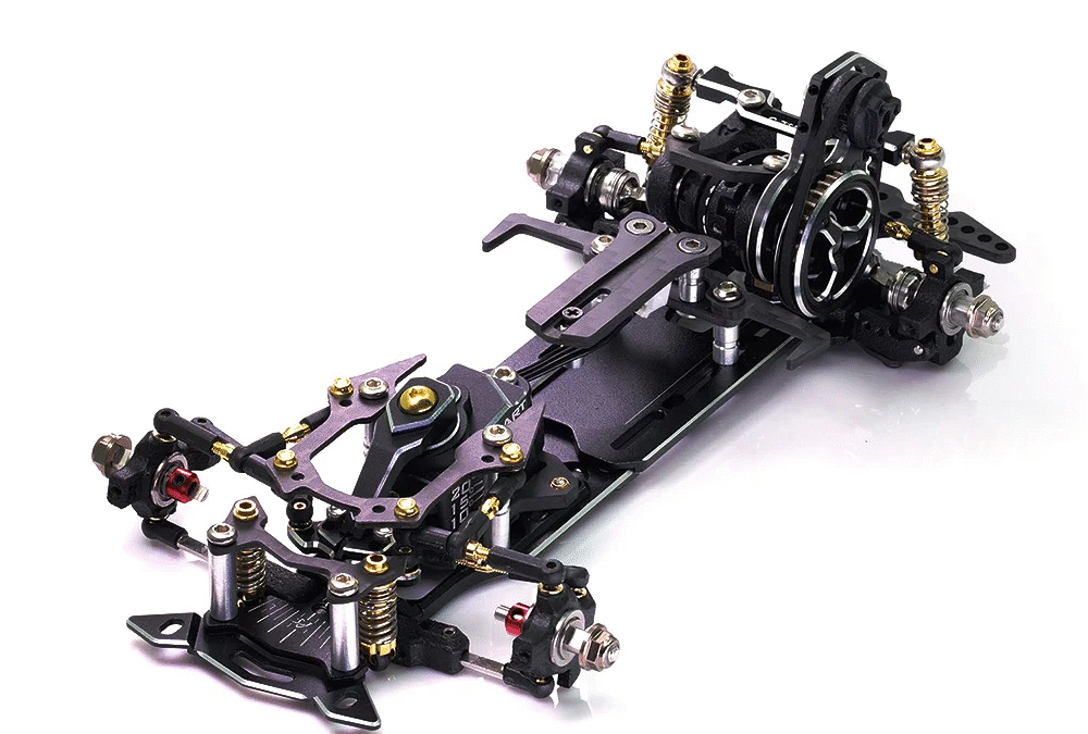 99140 Drift Art 1/24 1/28 Factory Assembled Chassis Mini RWD Drift Chassis Kit EP w/o Electronics