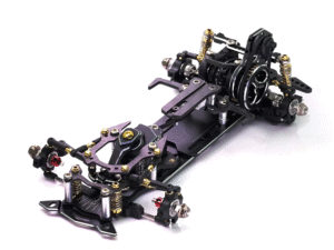 99140 Drift Art 1/24 1/28 Factory Assembled Chassis Mini RWD Drift Chassis Kit EP w/o Electronics