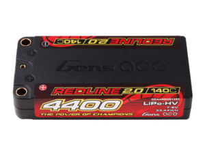GEA44002S14S5 Gens ace Redline 2.0 Series 4400mAh 7.6V 140C 2S1P HardCase HV Lipo Battery Pack with Hardcase 111#