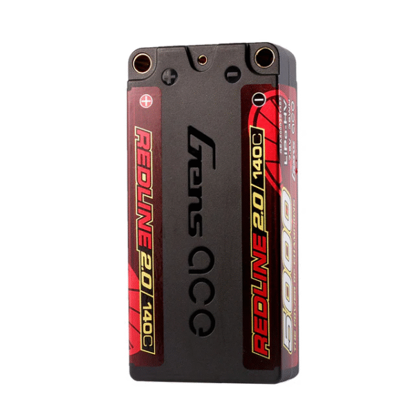 GEA50002S14S5 Gens ace Redline 2.0 Series 5000mAh 2S1P 7.6V 140C HardCase HV Lipo Battery Pack with Hardcase 130# - Image 4