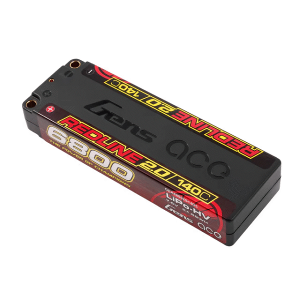GEA68002S14D5 Gens ace Redline 2.0 Series 6800mAh 2S1P 7.6V 140C HardCase HV Lipo Battery Pack with Hardcase 57 - Image 4
