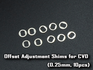TS-141 Offset Adjustment Shims for CVD (0.25mm, 10pcs)