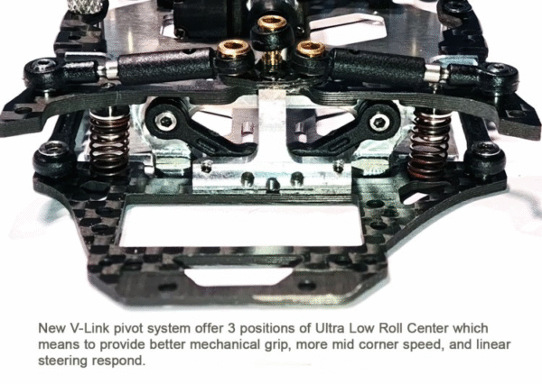MRV-KIT MRV 1:28 V-Link RWD Chassis Kit (No Electronic) - Image 4