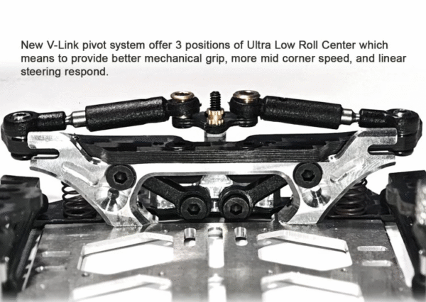 MRV-KIT MRV 1:28 V-Link RWD Chassis Kit (No Electronic) - Image 5
