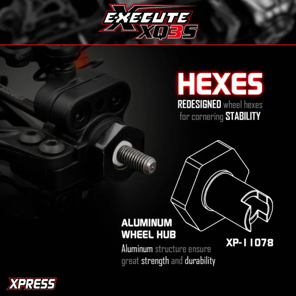 XP-90042 Xpress Execute XQ3S 1/10 4WD Sport Touring Car Kit - Image 2