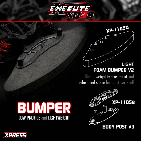 XP-90042 Xpress Execute XQ3S 1/10 4WD Sport Touring Car Kit - Image 6