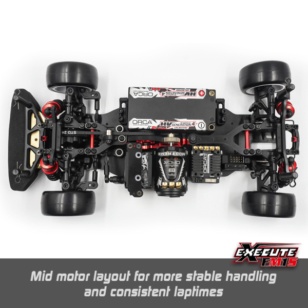 XP-90018 Xpress Execute FM1S 1/10 FWD Sport Mini Touring Car Kit - Image 6