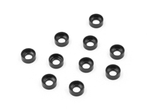 YA-0657BK Yeah Racing Aluminum M3 Button Head Countersunk Washer Black 10 pcs