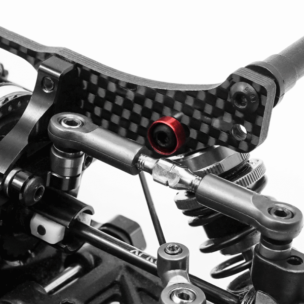 YA-0657BK Yeah Racing Aluminum M3 Button Head Countersunk Washer Black 10 pcs - Image 2