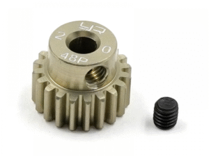 MG-48020 Yeah Racing Aluminum 7075 Hard Coated Motor Gear/Pinions 48P 20T